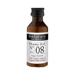Veganski revitalizirajući gel za tuširanje s koprivom, kaduljom i crnom ribizlom - 30 ml